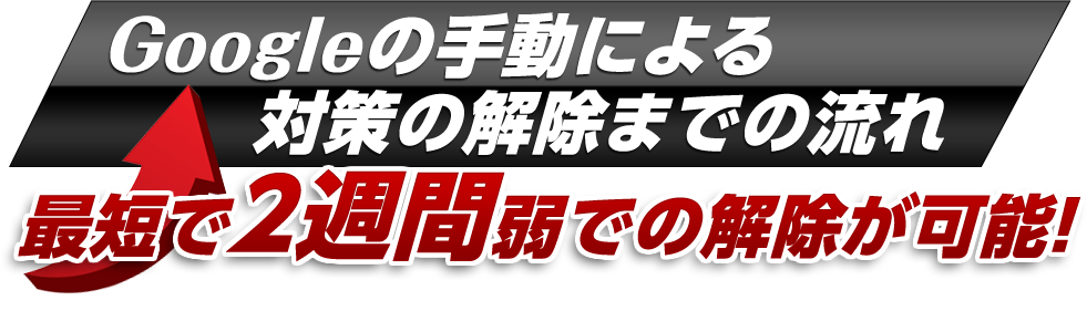 Googleの手動による対策の解除までの流れ